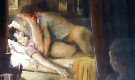 Il prit une prostituée pour sa femme tres vieilles nues et les rejoignit.
